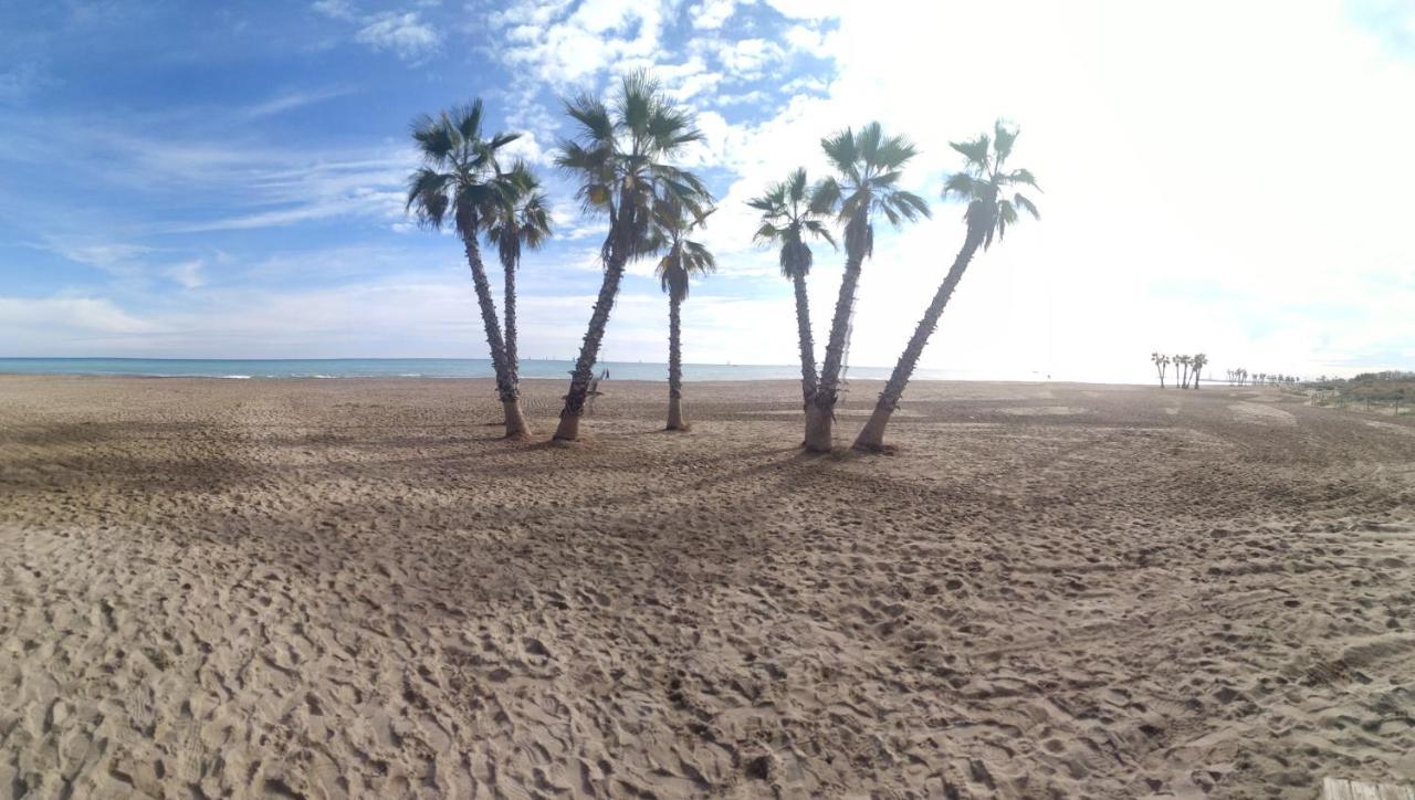 Apartamento con terraza y piscina Canet d'En Berenguer Exterior foto